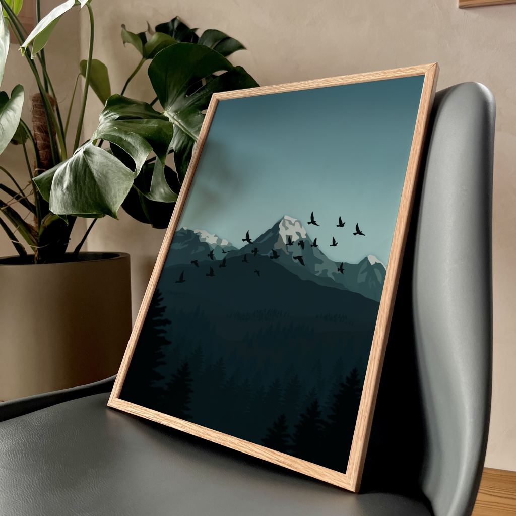 affiche-montagne-bleue