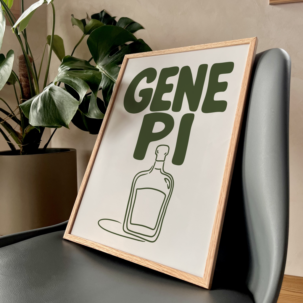 poster liqueur alpes genepi